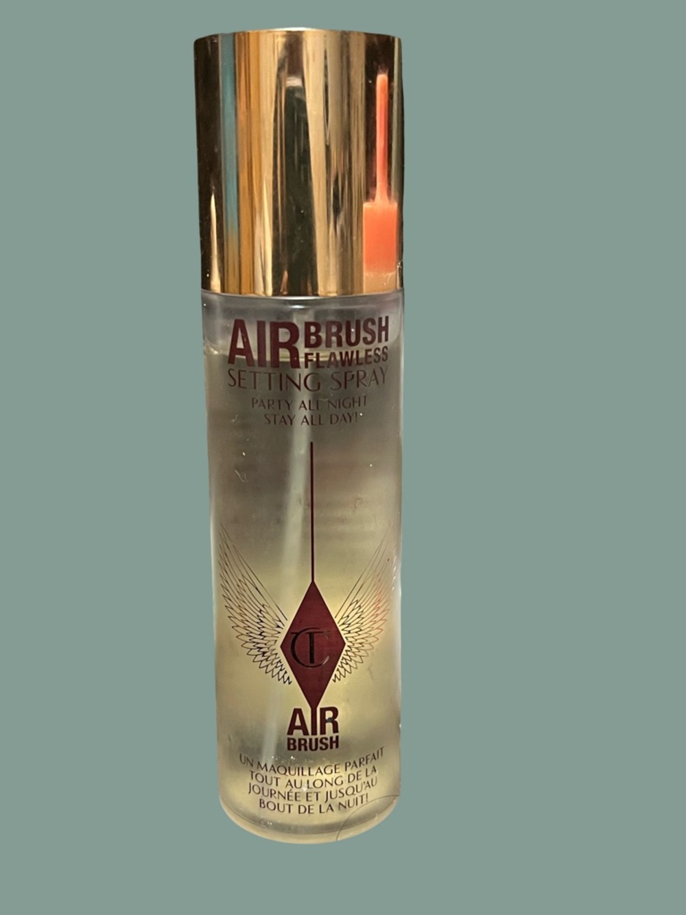 Charlotte Tilbury Airbrush Flawless Setting Spray - Gold and Clear